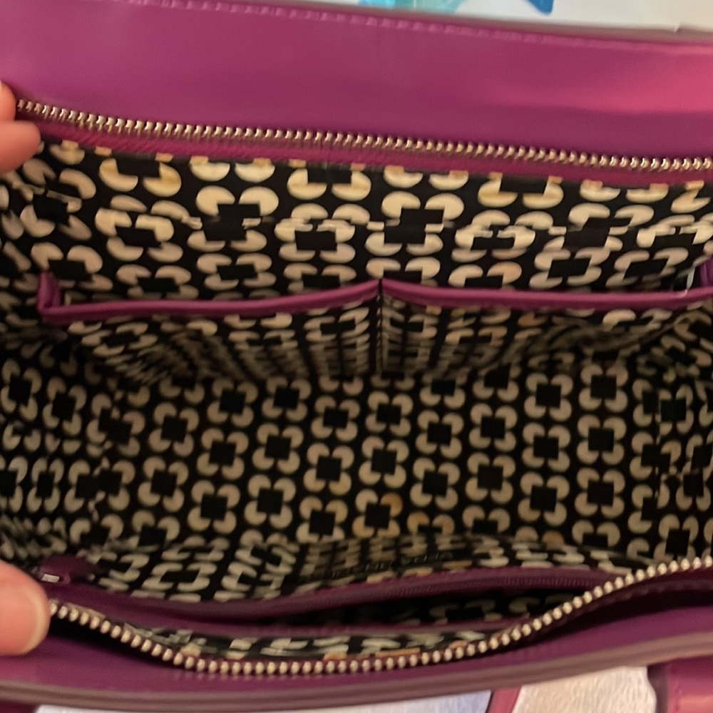 Vera Bradley purple leather purse - Picture 15 of 16